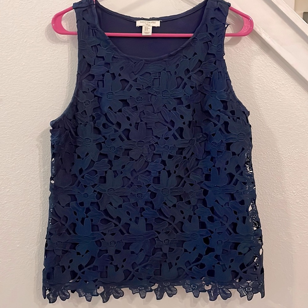 Lace Overlay Tank